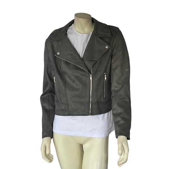 BB DAKOTA X STEVE MADDEN - Faux Suede Moto Jacket - Picture 8 of 8